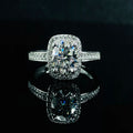 Xingyue  925  Silver Fine Jewelry  1carat VVS Clarity  Round Shape  Moissanite Ring for Women