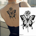 Unisex Temporary Semi-Permanent Tattoo Sticker Men Women's Personalized Mix Style Flower Design Non-Toxic Factory Directly Sold