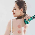 Slimming Guasha Massage Vacuum Electric Cupping Black Bianstone Resonance Massager With 12-stage Heating and Suction
