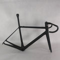 NEW Carbon Fiber Frame Bicycle T800/T1000 Bike Frameset Di2 Compatible All Inner Cable Bicycle Road Frame Black Matte FM629