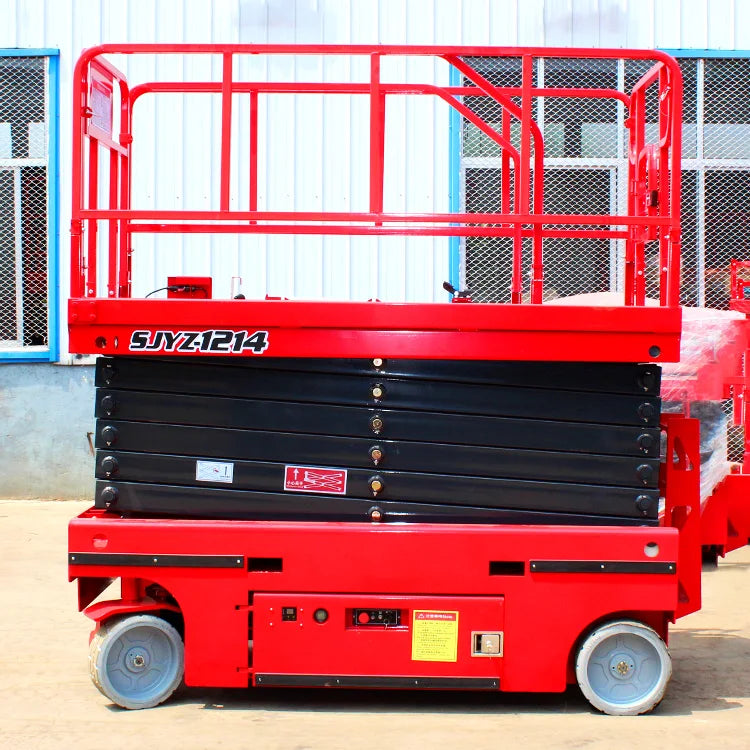 4m 6m 8m 10m 12m Electric Track Rough Terrain Crawler Scissor Lift Man Lift Diesel Tracked Scissor Lift With Ce Iso