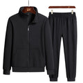 New Style Custom logo Pure Color Black Gray Red Running Fitness Zipper Coat and Pants Men Sports Wear Mens Track Suit