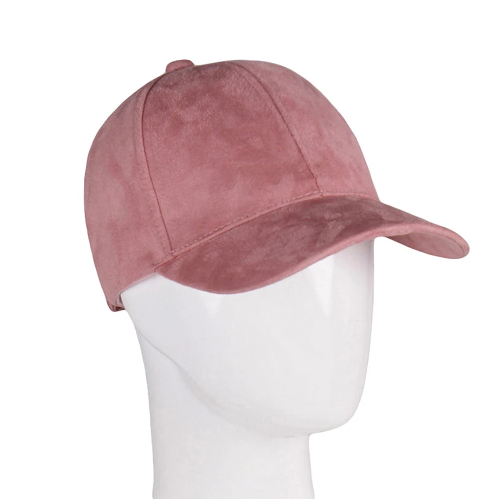 Fashion Snapback Baseball Cap Women Gorra Street Hip Hop Suede for Ladies Black Grey Baseball Hats
