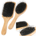 New Eco Hot Super air Girls Men Private Label Wet Customize Bamboo Wooden Anti Static Paddle Massage Detangling Hair Brush