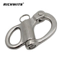 Rigging Hardware Stainless Steel  Fixed Bail Eye Snap Quick Release  Shackles