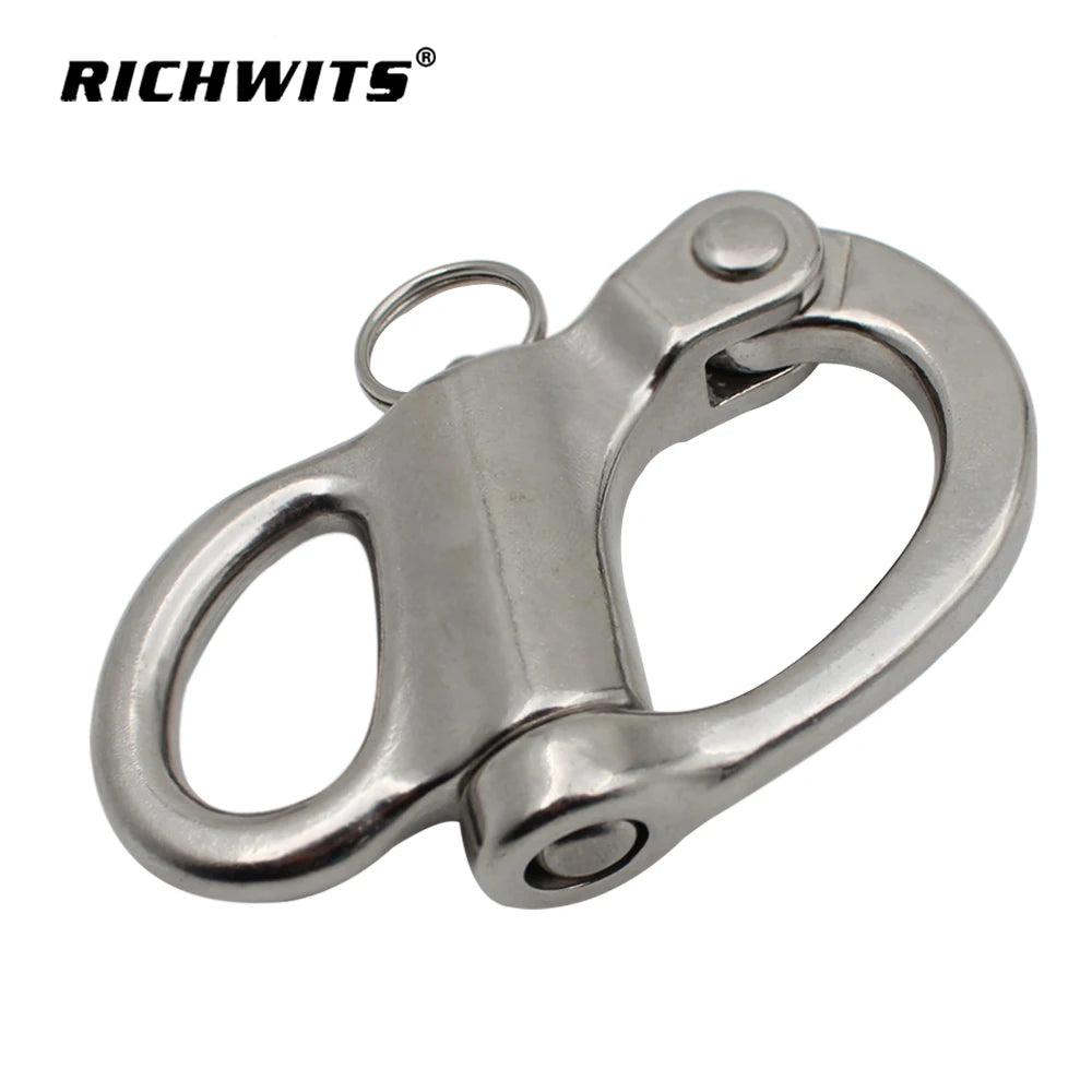 Rigging Hardware Stainless Steel  Fixed Bail Eye Snap Quick Release  Shackles