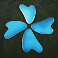 Huiying Hot Selling Low Wholesale Gemstone Heart Scraping Therapy Tool Facial Gua Sha Treatment Opalite Scraping Slice Energy Massager