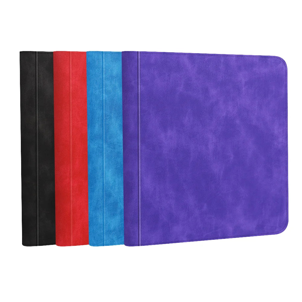 YuGiOh Sports Premium PRO-BINDER Leather Zip Trading Card Binder 9 Pocket Card Holder Album Folder for Magic Cards Baseball