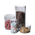 Transparent Glass Food Coffee Bean Tea Storage Container Tank with Cover Lid Thickened Glass Tea Sealed Jar for Kitchen