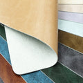 1.2mm Retro Oil Wax Microfiber Leather Glossy Surface Artificial Leather for Bag Sofa Shoes Hotel Decoration