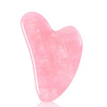 Rose Quartz Gua Sha Jade Stone Tool for SPA Skincare Acupoint Scraping Body Massage Trigger Point Relieve Facial Massager