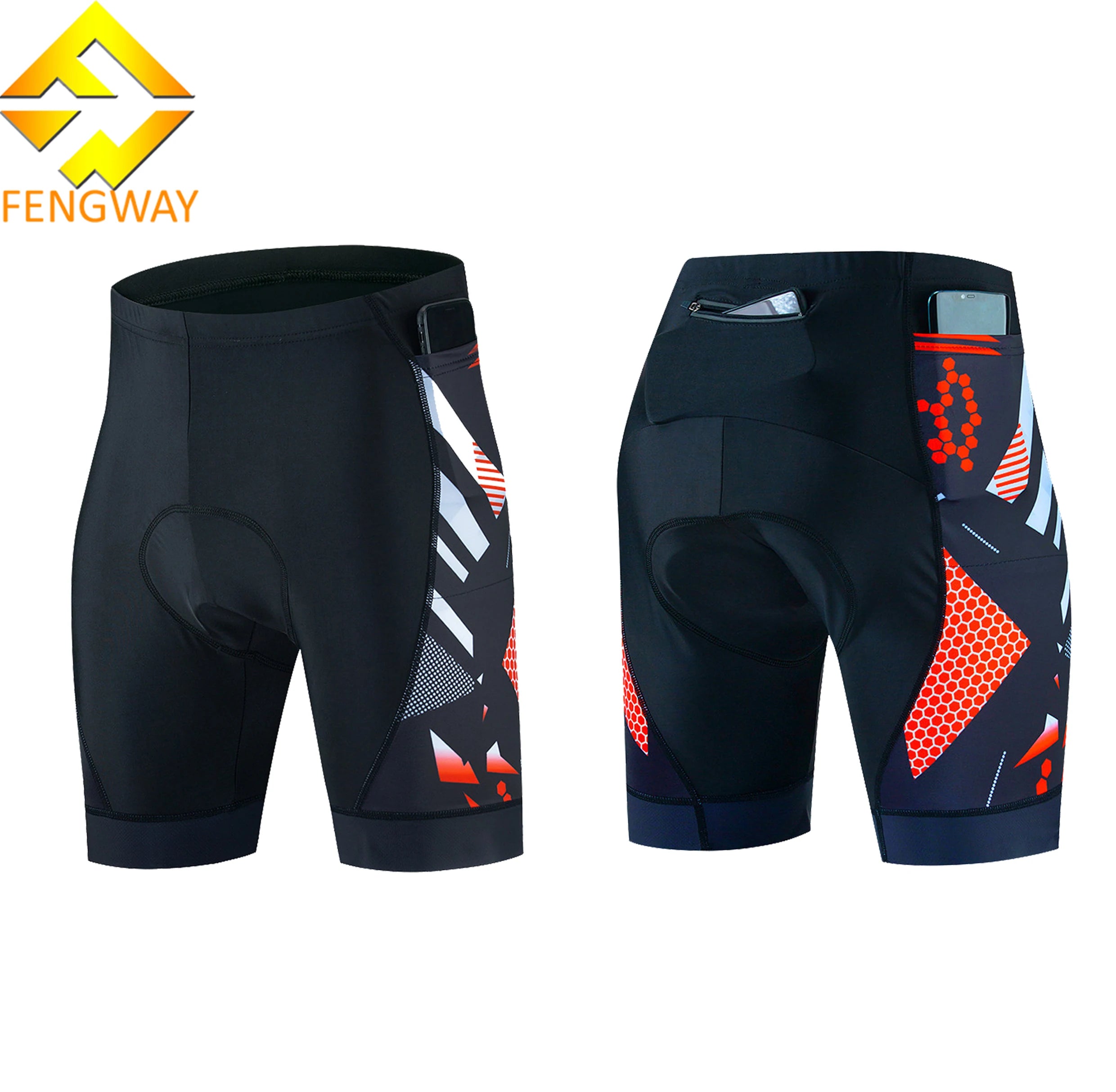Men's Cycling Underwear Shorts Gel Padded Bicycle Liner Anti-Slip Breathable Spandex/Polyester