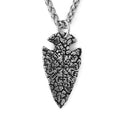 Viking Souvenir Stainless Steel Necklace Men's Viking Necklace Norse Myth Odin Spear Necklace Viking Jewelry