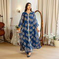 Eid Muslim Party Dress Women Embroidery Mesh Beading Ramadan Abaya Long Dress Kaftan Vestidos Largos Dubai Robe Jalabiya 2024