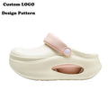 BreezeStep Women's Thick Sole Soft Anti-Slip Slides EVA Outsole Outdoor Beach Slippers Autumn Designer Footwear
