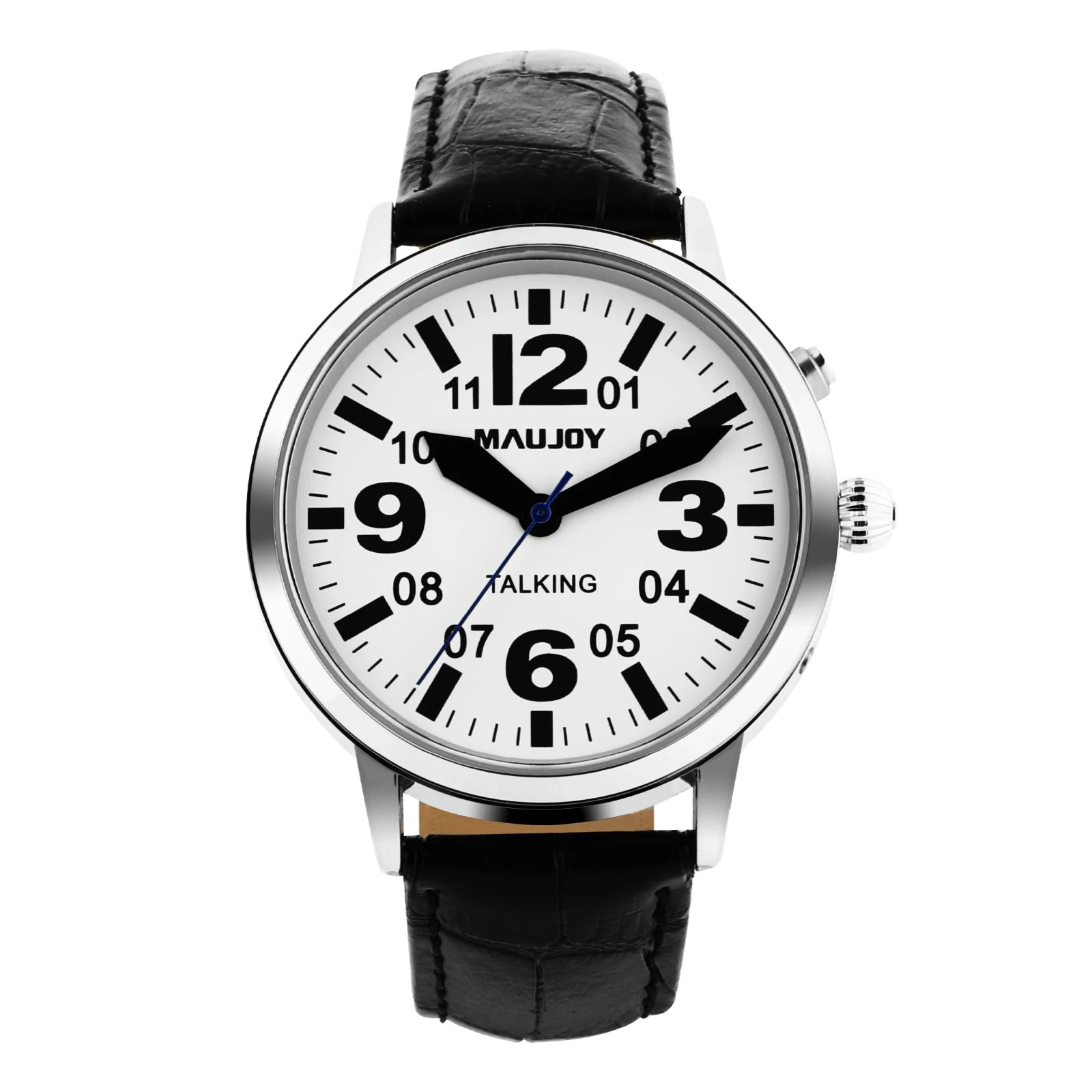 MAUJOY Talking Watch With Large Numbers and Expandable Strap for Visually Impaired Blind or Elder People