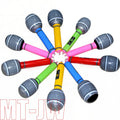 Wholesale Factory Eco Friendly PVC Small Size Inflatable Microphone Instruments for Kids Toys