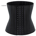 Waist Trainer Corsets Steel Boned Underbust Super Tight Firm Waist Slimming Cincher Latex Material Corset