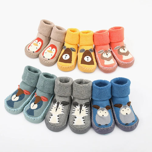 0-3 Months Toddler Shoes Socks Organic Cotton Baby Non slip Toddler Socks Anti slip Baby Socks