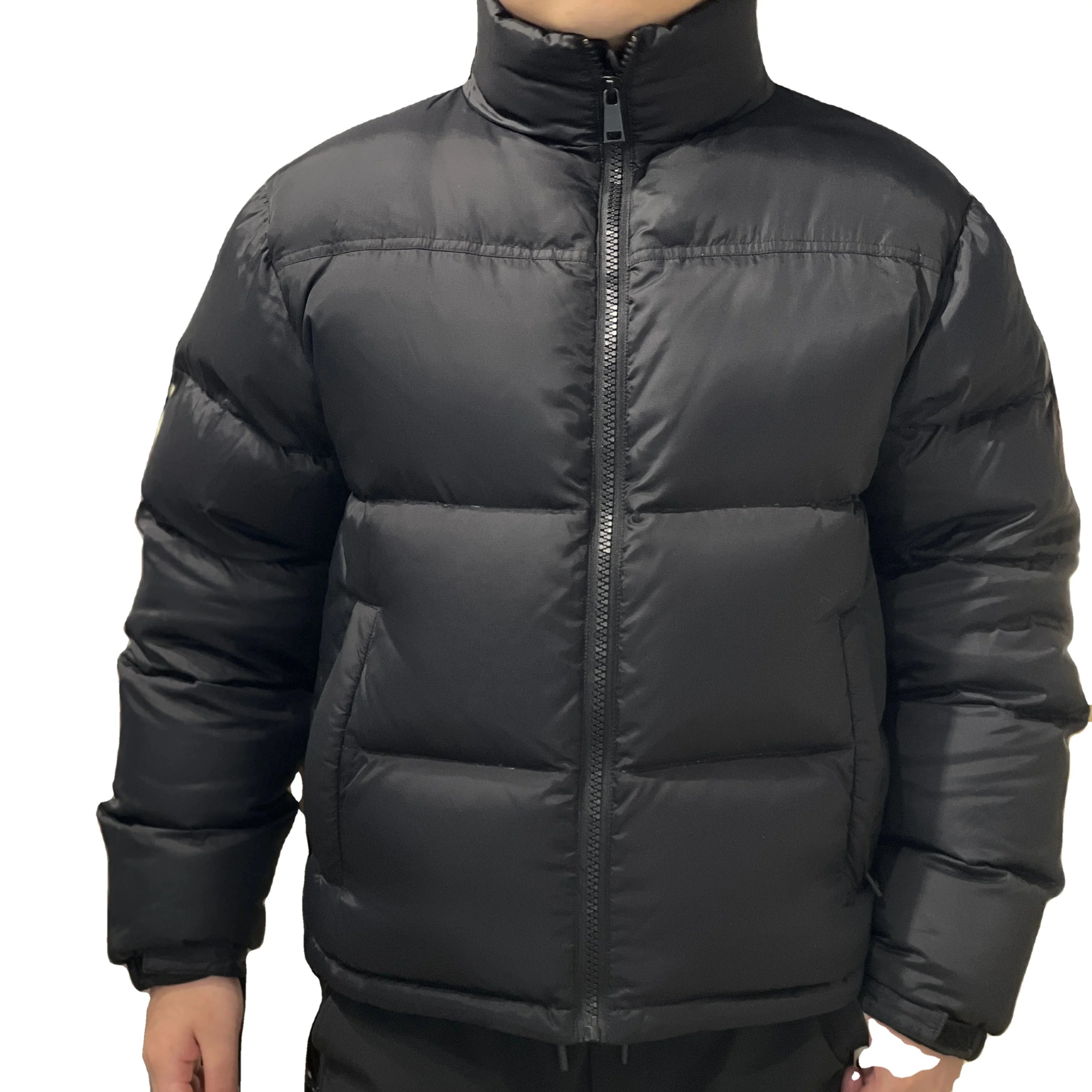 Custom OEM Printed Puffer Jacket for Men Customized Logo Winter Jacket