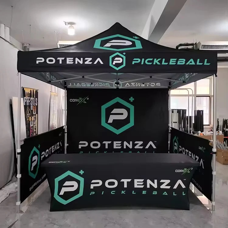 Custom Tent with logo 10 X 10 Aluminum Frame Party Canopy Tent Advertising Folding Tents for Events Trade Show Display Outdoor