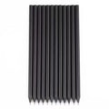 Wholesale Custom Logo 7 Inch Pencils Round Body Black Wood HB Pencil for School/Office