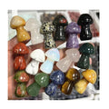Wholesale Minerales Stones Natural Crystals Carved Crystal 3.5cm Mushroom for Home Decoration