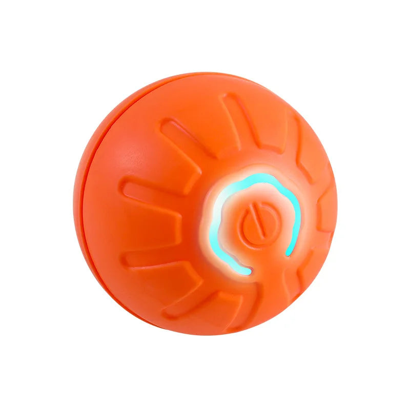 Smart Interactive USB Rechargeable Durable Silicone Automatic Bouncing Pet Ball Toy for Small Dogs Indoor