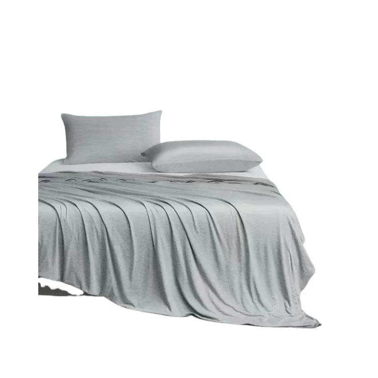 Irini Lightweight Breathable Quilted Character Pattern Polyester/Cotton Eco-Friendly Portable Cooling Throw Blanket Absorbs Heat