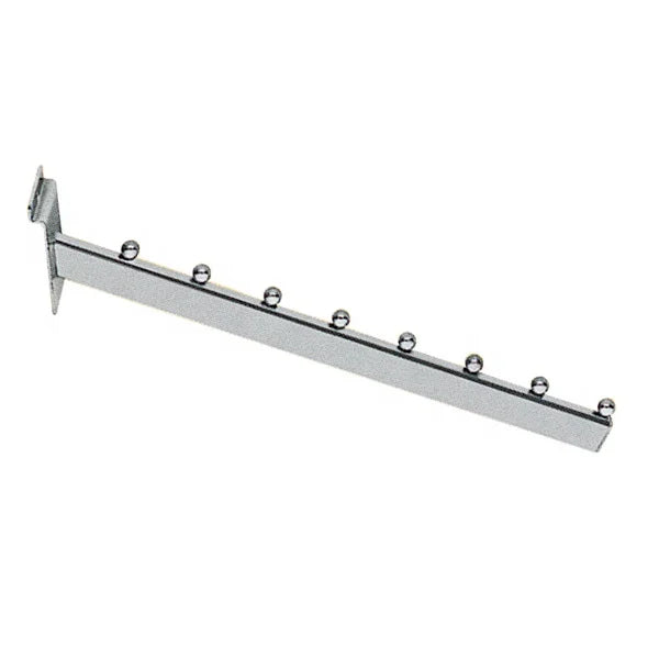 Manufacturer Single Wire Iron Heavy Duty Chrome Finish Store Display Hook for Effective Visual Merchandising Slatwall Use