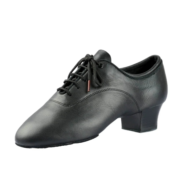 Wholesales Soul & BD Men's Ballroom Dance Shoes Teaching Black Cow Leather Latin Dance Shoes for Men Standard Dance Shoes 417