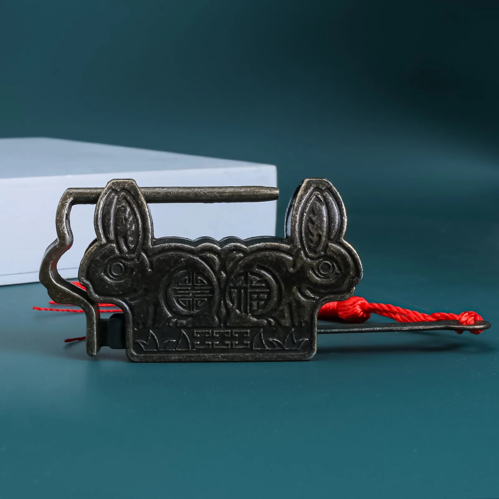 Advanced Furniture Mini Antique Small Lock Chinese Style Distressed Box Padlock Bronze Zinc Alloy Furniture Lock Bedroom Hotel