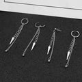 Wholesale Kpop Stars Cone Tassel Personality Long Chains Hip Hop Earrings