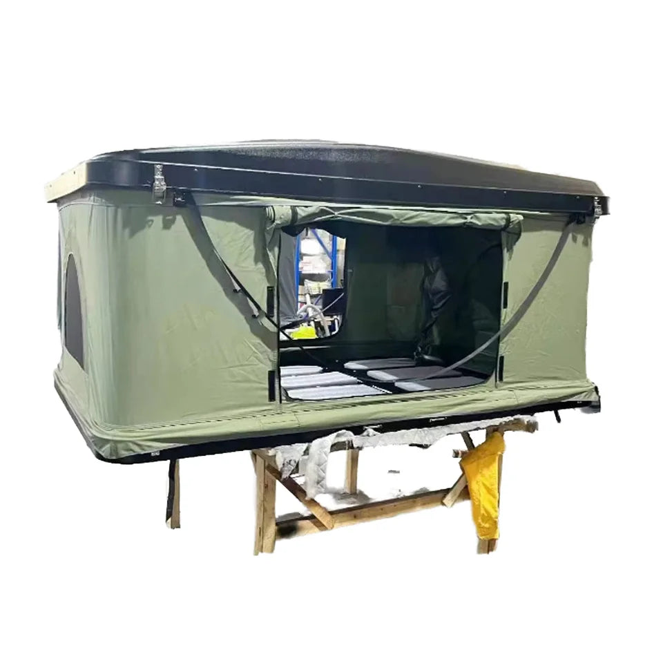 Woqi Camping Camper Rooftop Tent Car Hard Shell Roof Top Tent for Outdoor Camping Hardside Top Roof Car Tent