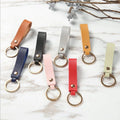 Wholesale Basic Classic Style PU Keychains