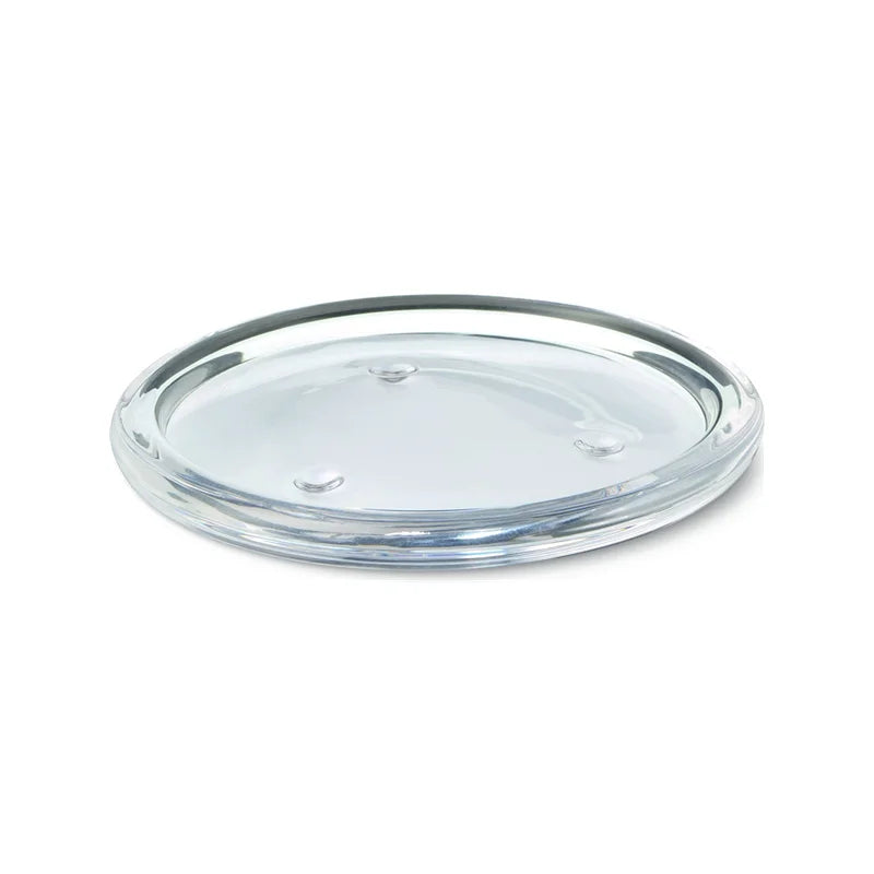 Home Decor Round Glass Candlestick Holder for Pillar Candles for Christmas Dinner Table Setting