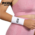 JINGBA Manufacturer Wholesale Unisex White Wrist Wrap Carpal Tunnel Wrist Strap for Pain Relief in Weightlifting & Work
