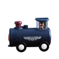 Mini Cartoon Little Train Baby Calibration Milk  Vacuum Flask Travel to Carry Stainless Steel Water Bottle With Silicone Strap