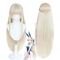 Game Blue Archive Cosplay Asuma Toki Long Blond Hair Wig GAHC-026
