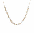 Gemnel Dress Jewelry 925 Sterling Silver Diamond Tennis Cz Women Jewelry Necklace