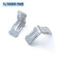 TS-K142 Aluminum Alloy Frame Sawtooth Connector Hardware 20*20*10mm L Shaped Sawtooth Angle Bracket