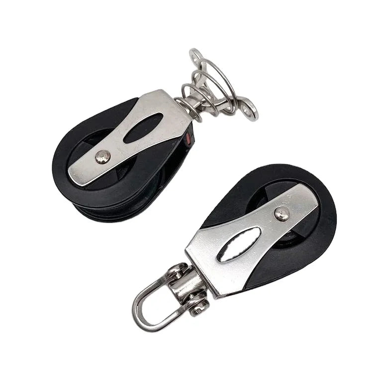 Wholesale Stainless Steel Nylon Swivel Pulley Blocks Single Nylon Sheave Pilates Pulley