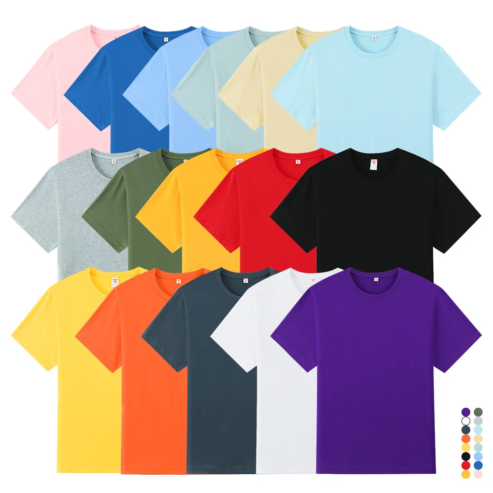 AI-MICH Custom Fitness Men Fitness T Shirts Casual Fashion Summer Short Sleeve Cotton Fit Muscle Gym Fitness T Shirts
