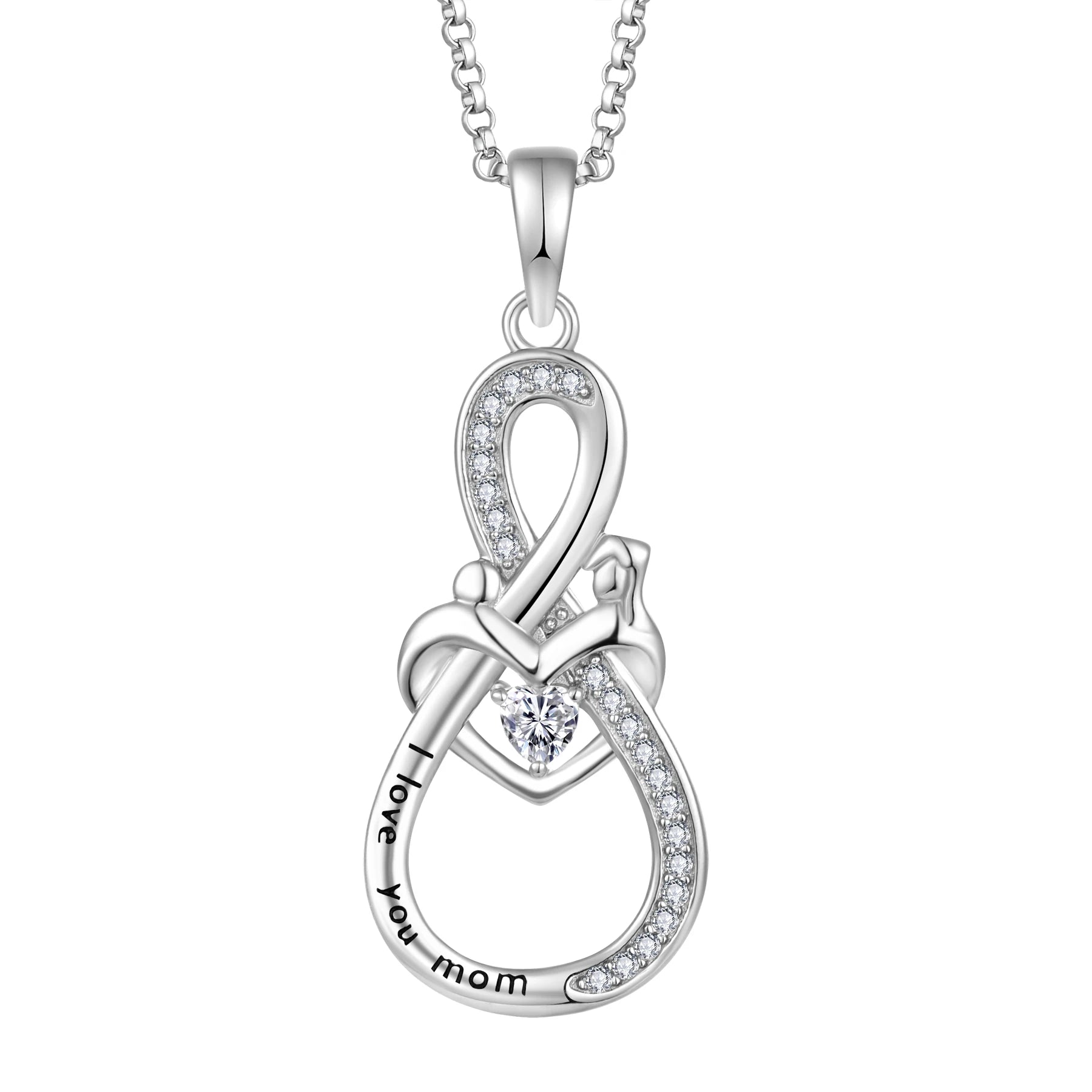 LULUFOCUS Custom Silver 925 Necklace Rose Gold Plated Necklace Friendship Necklace for Men Women