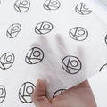 Custom Printed Logo Silk Cotton Tissue Paper White Sheets With Black Logo for Gift Clothing Packaging Wrapping
