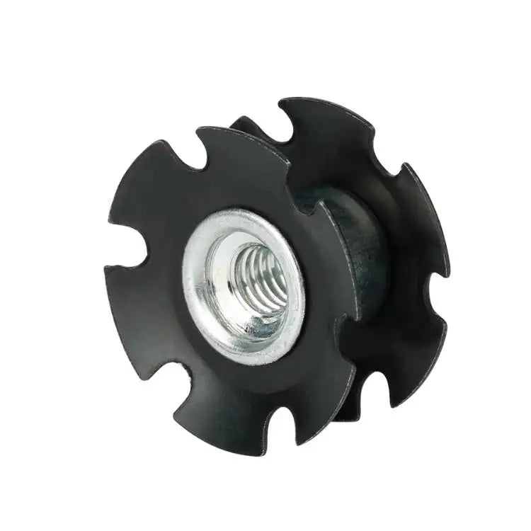OEM Custom Polished M6 M8 M10 50MM Diameter 1.5Mm Thickness Spring Threaded Star Nuts for Healthcare & Mining Applications