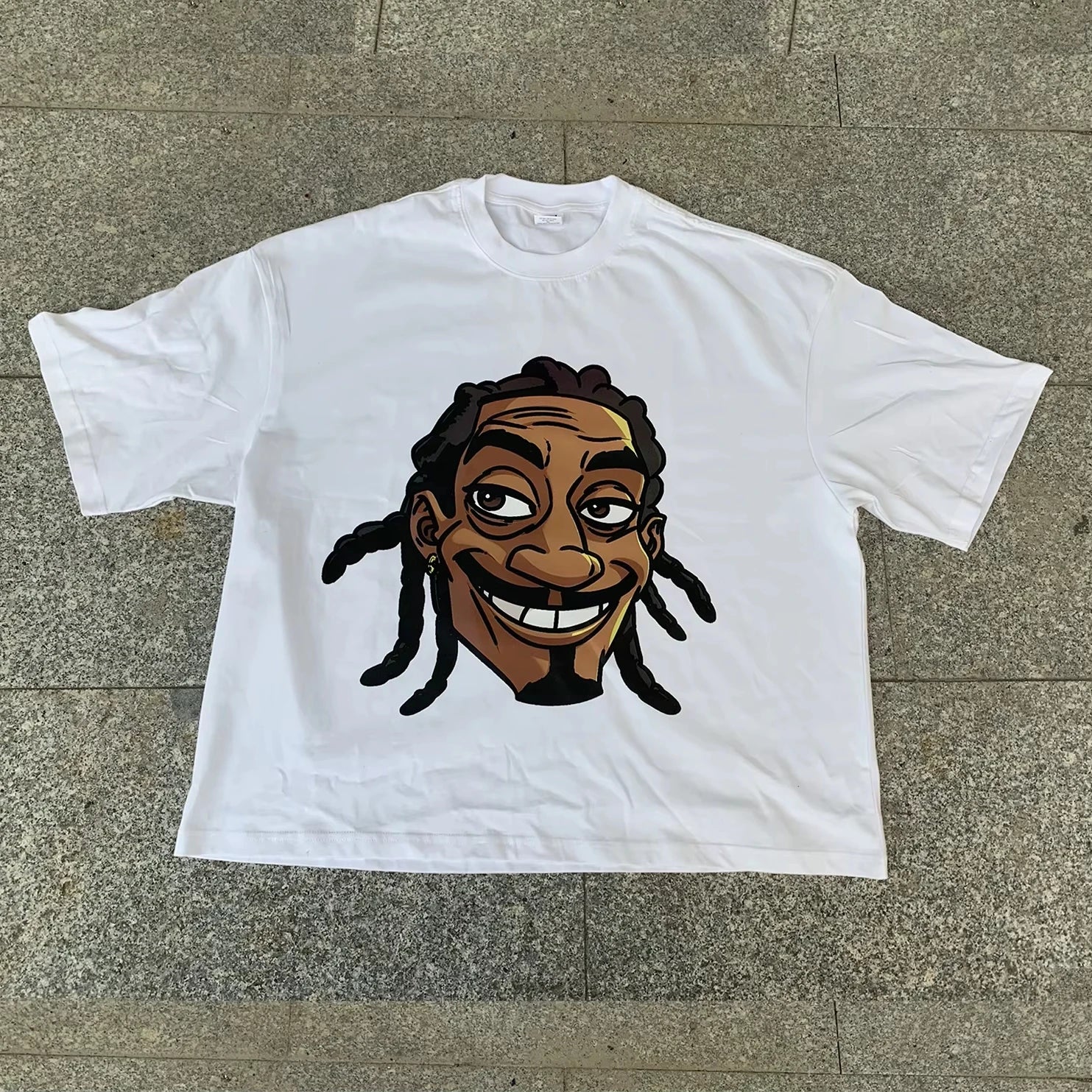 Custom Oversized Heavyweight Jersey Fabric 220g Boxy Fit Cropped Solid Short Sleeve O-Neck T-Shirt Men Anti-Pilling Breathable