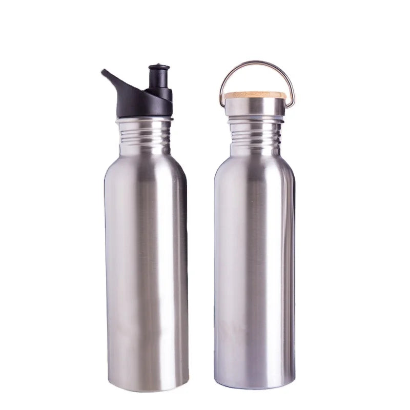 2024 Top Seller Eco-Friendly Single Wall Stainless Steel Water Bottle Custom Logo Wholesale with Lid New Design From USA
