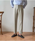 Wholesale New Arrival Men's Black Dress Pants Slim Fit High Stretch  Formal Business Trousers Factory Direct Custom Logo