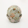 Custom Disposable High Temperature Resistant Grease Proof Food Safe Flower Cupcake Carrier